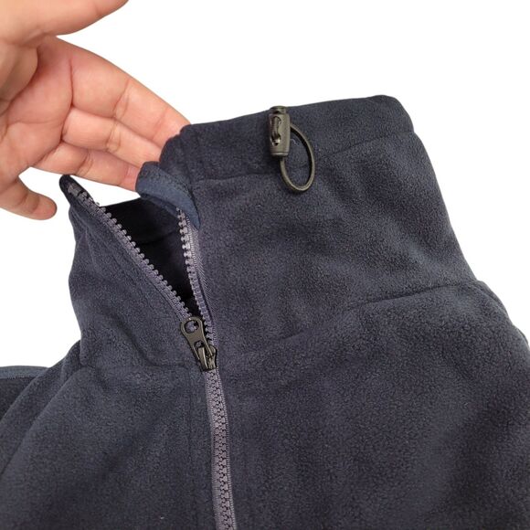 Dog Jumpsuit Jacket Sweater Clothes Zip Up Fleece Navy Blue Small - Picture 4 of 7